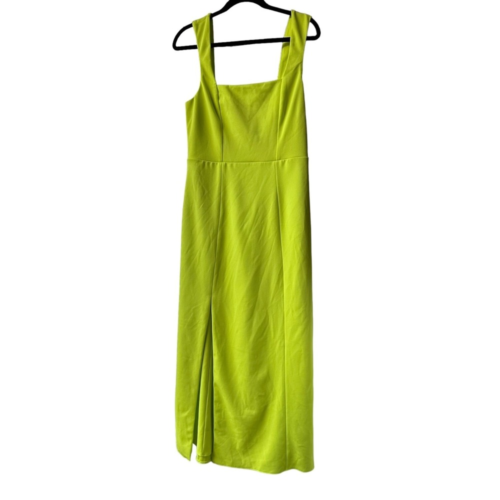 show me your mumu eden midi dress citrine yellow women size large - Picture 3 of 12